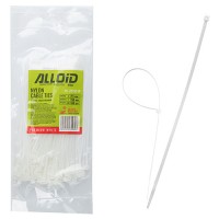 Хомут пластиковый Alloid 2.5 х 100 100 шт./уп. белый