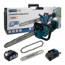 Акумуляторна ланцюгова пила PROFI-TEC PPCS3020BL POWERLine (1×PT2040MP (4.0 Аг), зарядний пристрій)