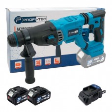 Аккумуляторный перфоратор PROFI-TEC PBH201BL POWERLine (2×PT2040MP (4.0 Ач), зарядное устройство)
