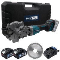 Аккумуляторный резак для арматуры PROFI-TEC PSC1120 POWERLine (2×PT2040MP (4.0Ач), зарядное устройство)