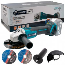 Акумуляторна кутошліфувальна машина (болгарка) PROFI-TEC 20V DGA20BL POWERLine (без АКБ та зарядного пристрою)