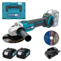 Акумуляторна кутошліфувальна машина (болгарка) PROFI-TEC DGA20BL POWERLine (1×PT2040EP (4.0 Аг), зарядний пристрій)