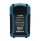 Акумуляторна батарея PROFI-TEC PT2080VX  20 В / 8.0 Aг / 21700  (високострумова, з індикатором)  посилені плата, каркас та контактна группа