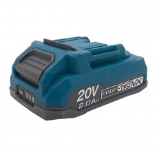 Акумуляторна батарея PROFI-TEC PT2020VX (20 В / 2.0 Аг, високострумова, з індикатором)