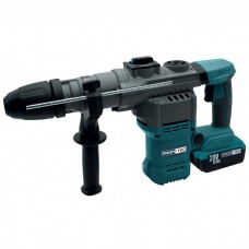 Акумуляторний перфоратор PROFI-TEC PBH5620 (20 В, 5.6 Дж, SDS-MAX) (1хPT2080EP | 8.0 Аг, Швидкісний зарядний пристрій QBCD20/4 quick 4,0А, кейс)