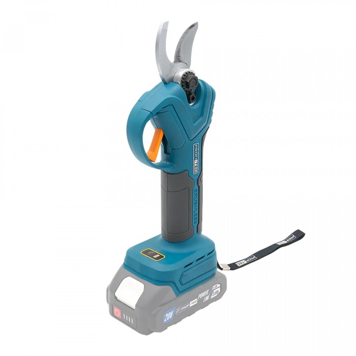 Акумуляторний секатор PROFI-TEC PES25 UltraCore (20 В, безщітковий двигун, різ 15 / 25 мм, 152 різ/хв) 1×PT2020MP (2.0 Aг), ЗП BC15V, коробка