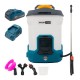 Акумуляторний обприскувач PROFI-TEC PS-12L/20V (20 В, бак 12 л, тиск 4.0 бар, 2.9 л/хв) 1×PT2020VX (2.0 Aг), ЗП BC10, насадки, коробка