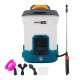 Акумуляторний обприскувач PROFI-TEC PS-12L/20V (20 В, бак 12 л, тиск 4.0 бар, 2.9 л/хв)  без АКБ та ЗП, насадки, коробка