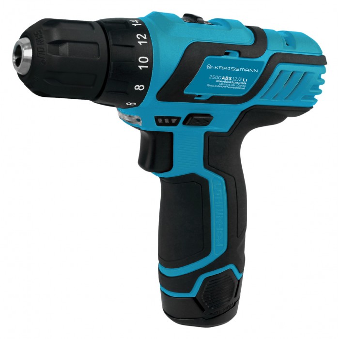 Шуруповерт акумуляторний Kraissmann2500 ABS 12/2 LI