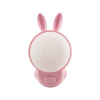 Нічник led BUNNY 2CCT рожевий