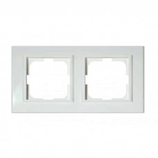 Рамка 2-х белая MINA