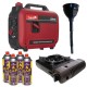 Инверторный генератор Tvardy T05015 + газовая плитка Orcamp CK-505 + 4 газовых картриджа 400 мл