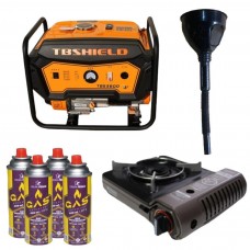 Бензиновый генератор EF Power TBS3600 + газовая плитка Orcamp CK-505 + 4 газовых картриджа 400 мл
