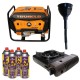 Бензиновый генератор EF Power TBS3600 + газовая плитка Orcamp CK-505 + 4 газовых картриджа 400 мл