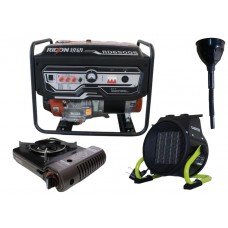 Бензиновый генератор EF Power RD6500S + газовая плитка Orcamp CK-505 + электрический обогреватель Gardyer