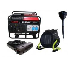Бензиновый генератор MAST GROUP YH15000 + газовая плитка Orcamp CK-505 + электрический обогреватель Gardyer