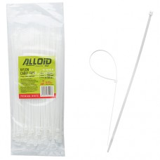 Хомут пластиковый Alloid 3.6 х 200 100шт/уп белый (PC-36200 W)