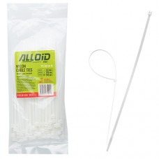 Хомут пластиковый Alloid 3.6 х 150 100шт/уп белый (PC-36150 W)