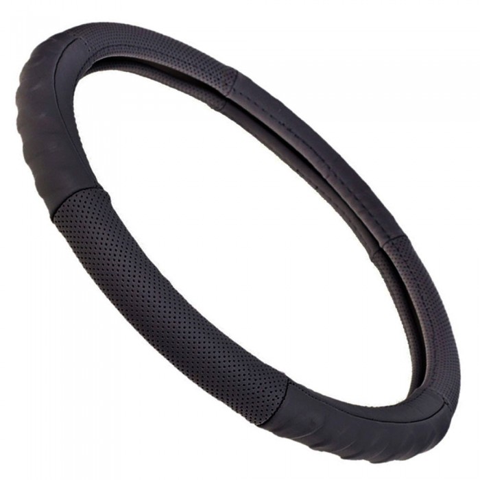 Чехол руля  B 317 L черн/БО/перф/кожа (B 317 L)