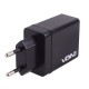 Сетевое зарядное устройство VOIN 30W, 3 USB, QC3.0 (Port 1-5V*3A/9V*2A/12V*1.5A. Port 2/3-5V2.4A) (LC-34830 BK)