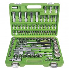 Универсальный набор инструмента 1/4' & 1/2', 108 предм. (12 гран.) (НГ-4108П-12) Alloid.