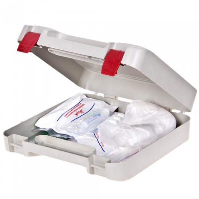 Аптечка 'Автомобильная - 1'/АвтоПрофи АМА-1 серый футляр/охложд. контейнер (138 АМА-1 Профи)