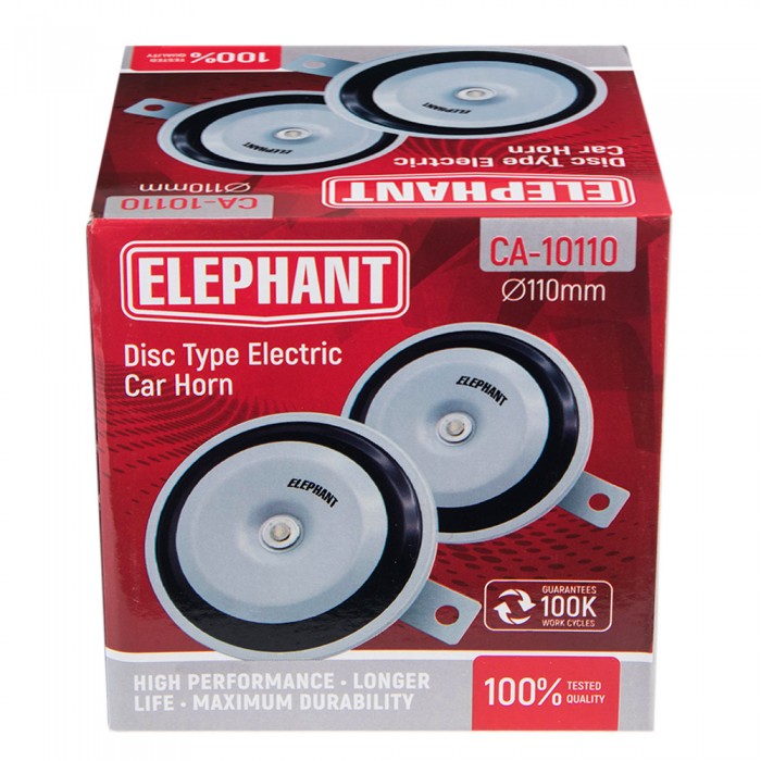 Сигнал дисковый СА-10110/Еlephant/12V/?110mm (СА-10110)