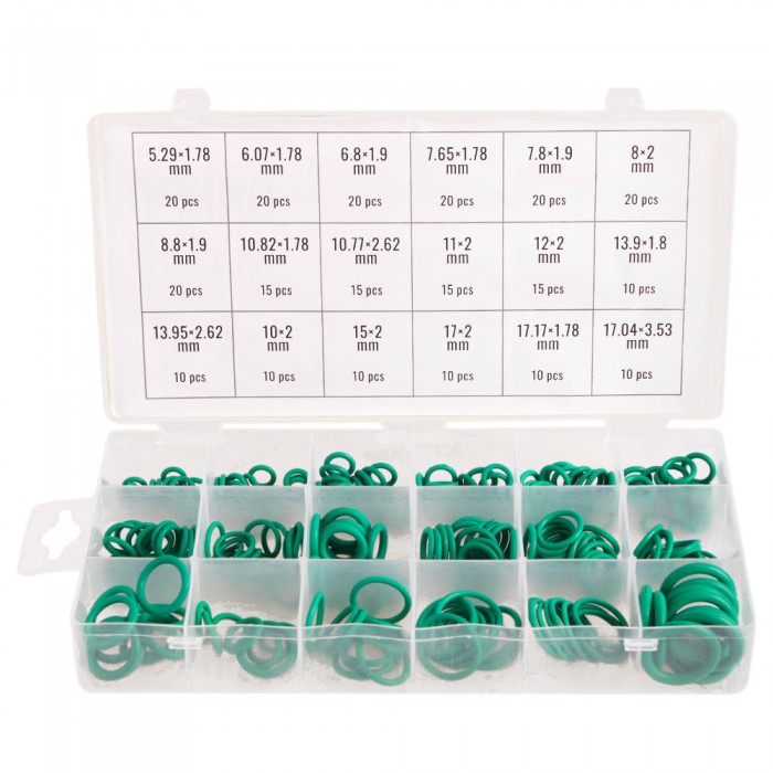 Кольца уплотнительные резиновые масло бензостойкие. 270 пр. (НК-5425) Allo