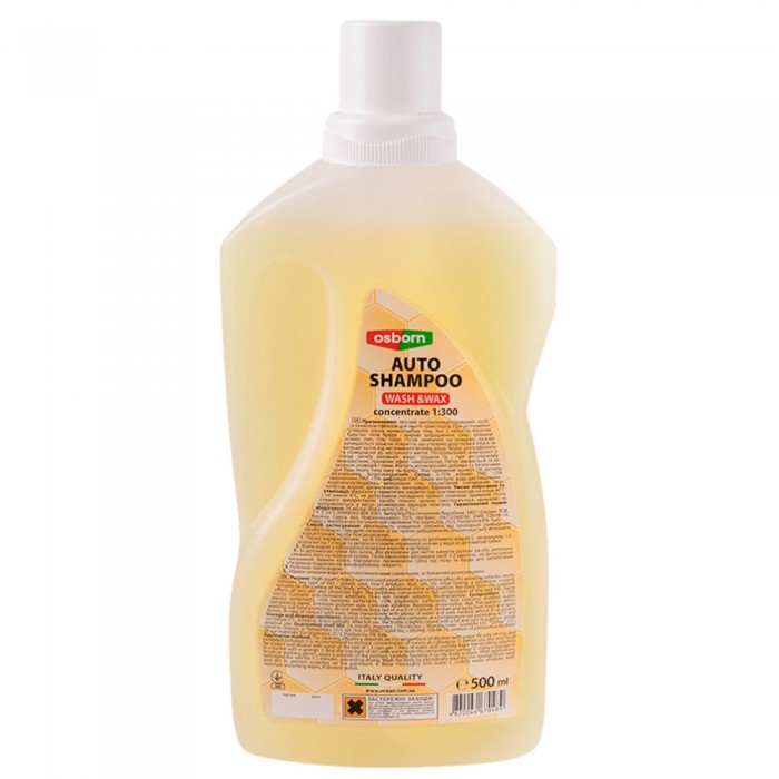 Автошампунь 'OSBORN' WASH & WAX 1:300 ( 0,5л ) (0489)