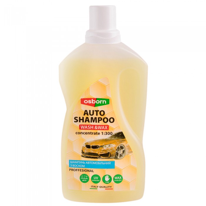 Автошампунь 'OSBORN' WASH & WAX 1:300 ( 0,5л ) (0489)