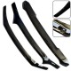 Дефлектор капота  Mitsubishi Outlander 2009-2012 после рестайлинга короткая (FH-M36-1)