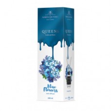 Ароматизатор жидкий для дома/офиса Tasotti 'Car&Home' QUEENS White 100ml  Blue Flowers (100253)
