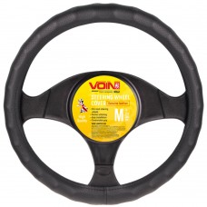 Чехол руля  VLOD-L892 BK M черн/БО/один шов/перф/кожа (VLOD-L892 BK M)