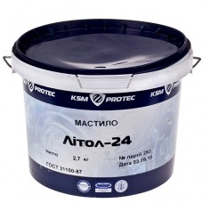 Литол-24 смазка 'KSM Protec' ведро  2,7 кг (KSM-L2427)