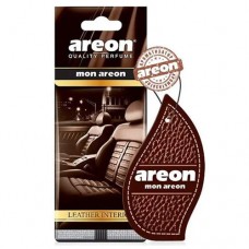 Освежитель воздуха AREON сухой листик 'Mon' Leather Interior (МА42)
