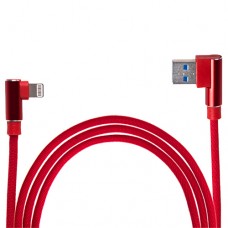 Кабель USB - Apple (Red)  90° ((100) Rd 90°)