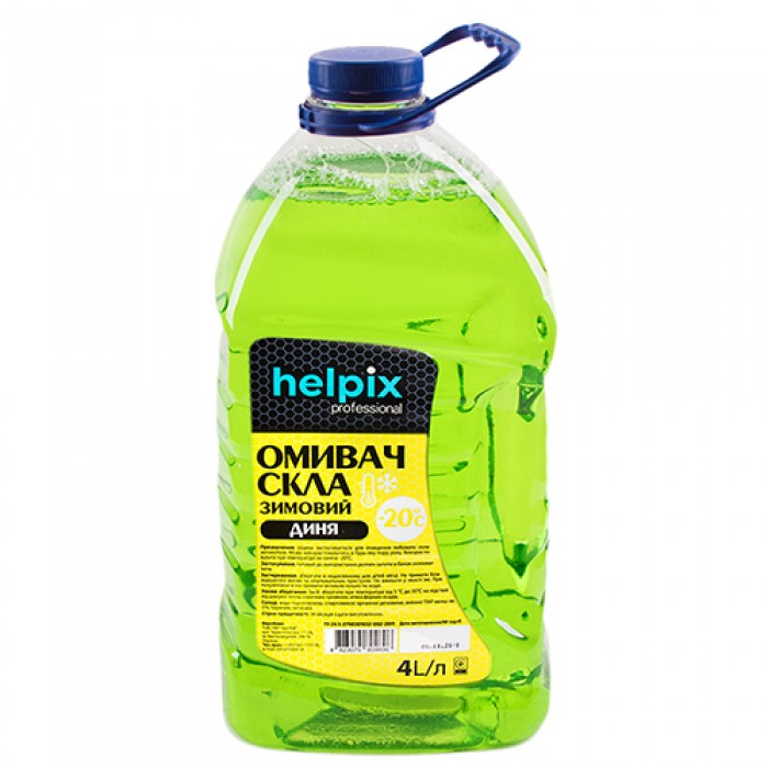 Омыватель стекол зимний HELPIX 4Л '-20' (ДЫНЯ) (4696)