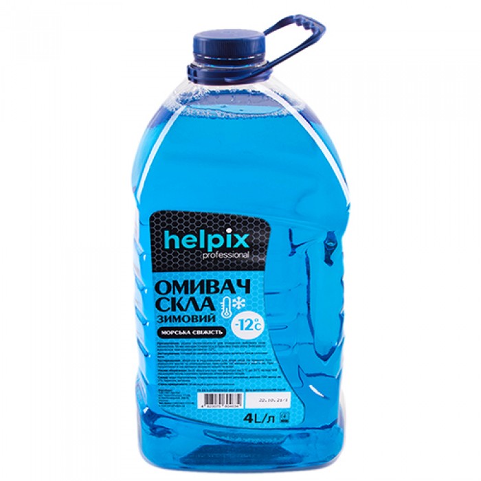 Омыватель стекол зимний HELPIX 4Л '-12' (МОРСКАЯ СВЕЖЕСТЬ) (4634)