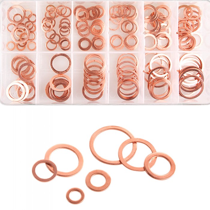 Alloid. Шайбы медные уплотнительные. 150 пр. (НШ-5230)