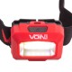 Фонарь налобный VOIN VL-103, 1W-COB (W/R)/АКБ1200mAh/регул. наклона (VL-103)