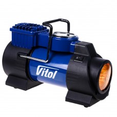 Компрессор 'ViTOL' К-60 150psi/15Amp/40л/фонарь/прикуриватель (К-60)