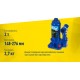 Домкрат гидравл. телескоп  2т чемодан. высота подъема 148-276 мм. 2,4кг Iron Hand (IH-148276D-K) (IH-148276D-K)
