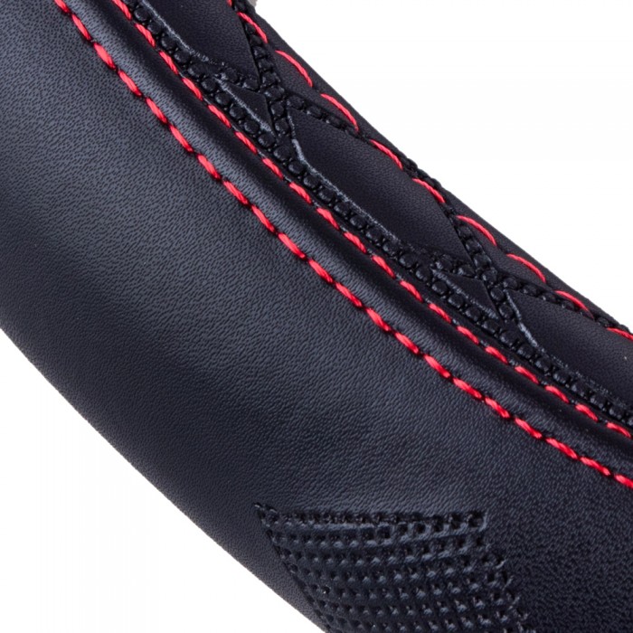 Чехол руля  VLOD-L2163 BK M черн/БО/один шов/кожа (VLOD-L2163 BK M)