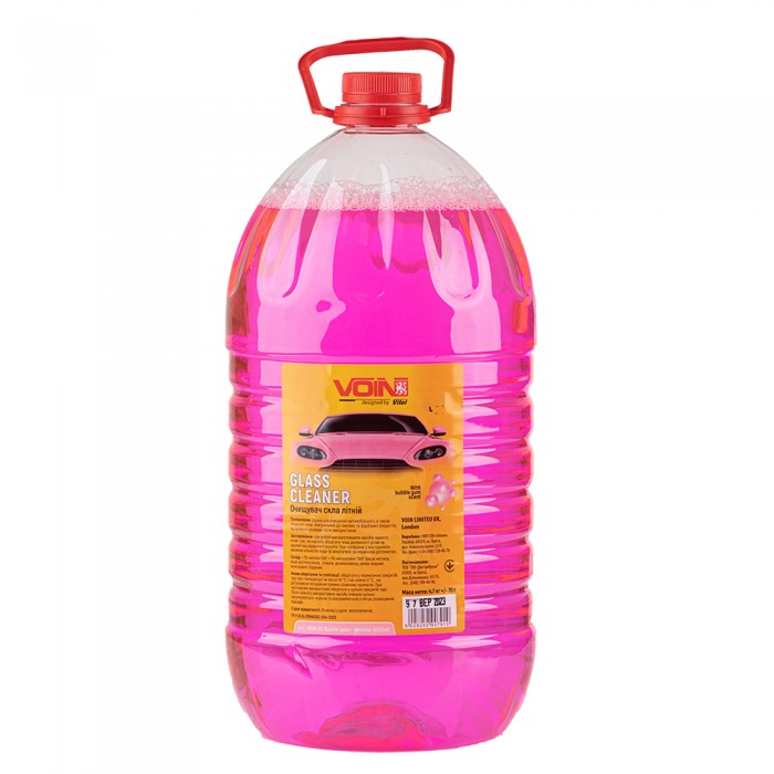 Омыватель стекол летний VOIN 5л Бабл гам (VOIN S5 Bubble gum)