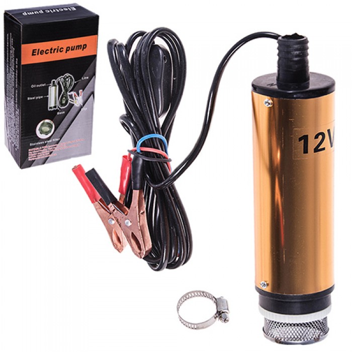 Насос для перекачки топлива погружной 12V с фильтром 44720 (12V)