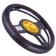 Чехол руля  VLOD-L2163 BK M черн/БО/один шов/кожа (VLOD-L2163 BK M)
